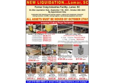 On-Site Liquidation Sales Flyer in Lamar, SC